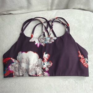 Athleta Hypervision Powervita Floral Sports Bra